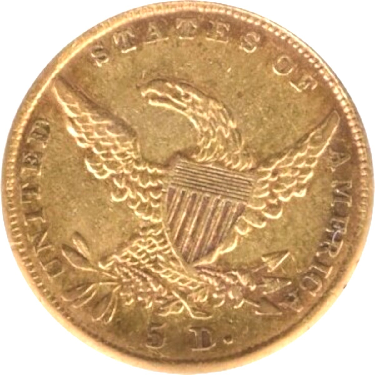 1838-D-$5-Classic-Head-First-Year-Dahlonega-Mint-Half-Eagle